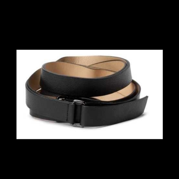 Wolford Mago Leather belt black size 75 - Picture 2 of 3